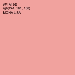 #F1A19E - Mona Lisa Color Image